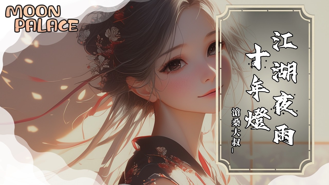 滄桑大叔. - 江湖夜雨十年燈 (男版) | 曾約共賞 長安月 如今月缺 人兩別 | [動態歌詞 Lyric Video]
