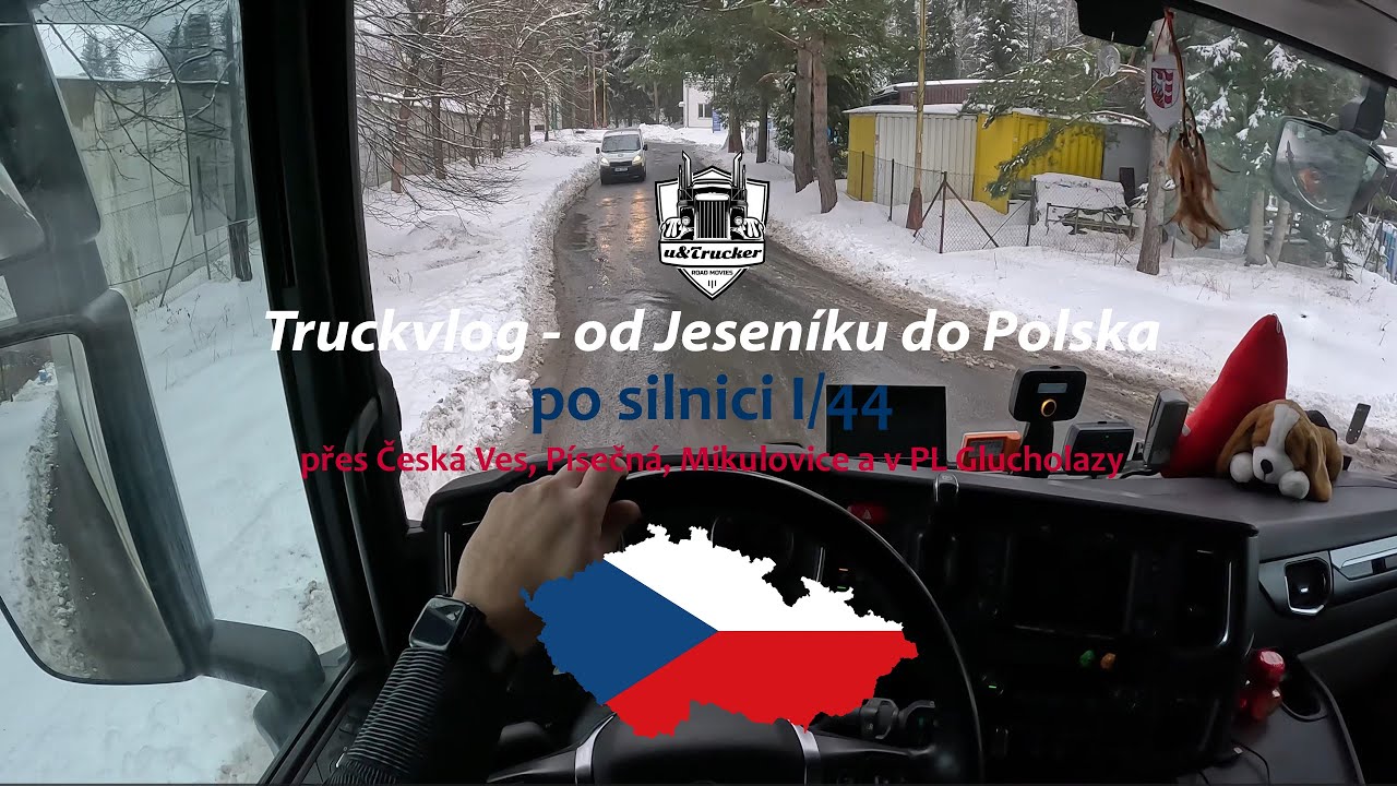 Truckvlog - Scania S450 - po silnici I/44 od Jeseníku do Polska 🇨🇿 | GoPro11, 4K video |