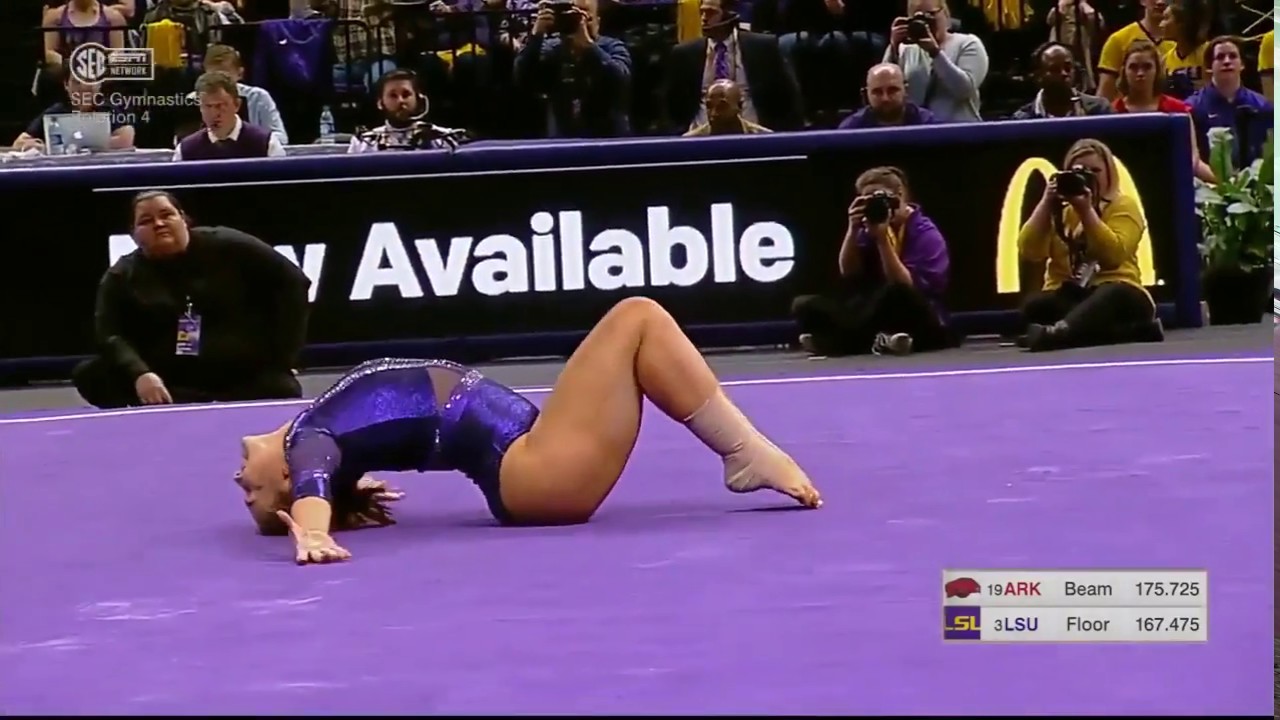 Ruby Harrold (LSU) 2018 Floor vs Arkansas 9.725