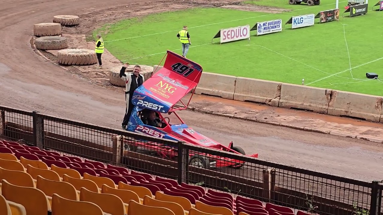 Brisca V8 Hotstox Parade Lap Odsal Stadium Bradford
