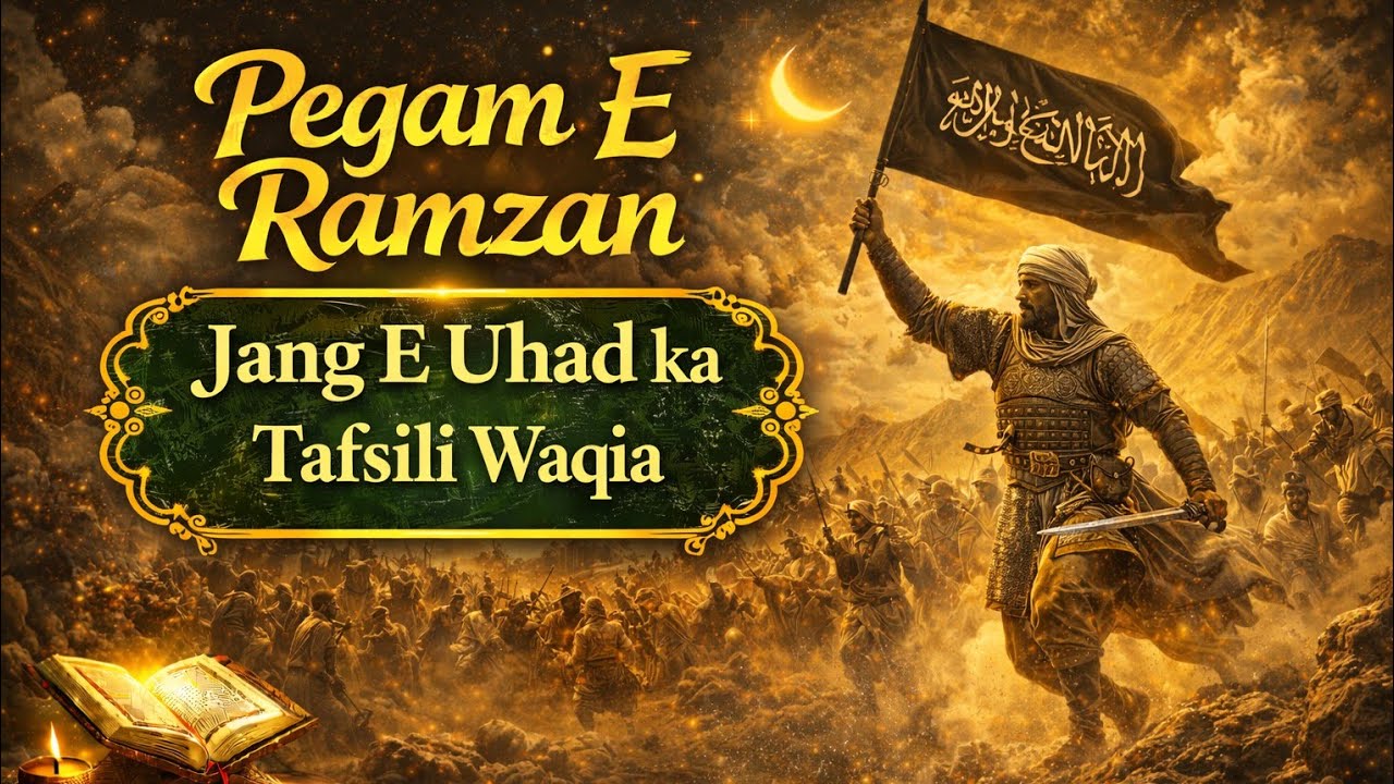 Pegam E Ramzan | Jang E Uhad ka Tafsili Waqia | جنگ احد کا تفصیلی واقعہ | part 1