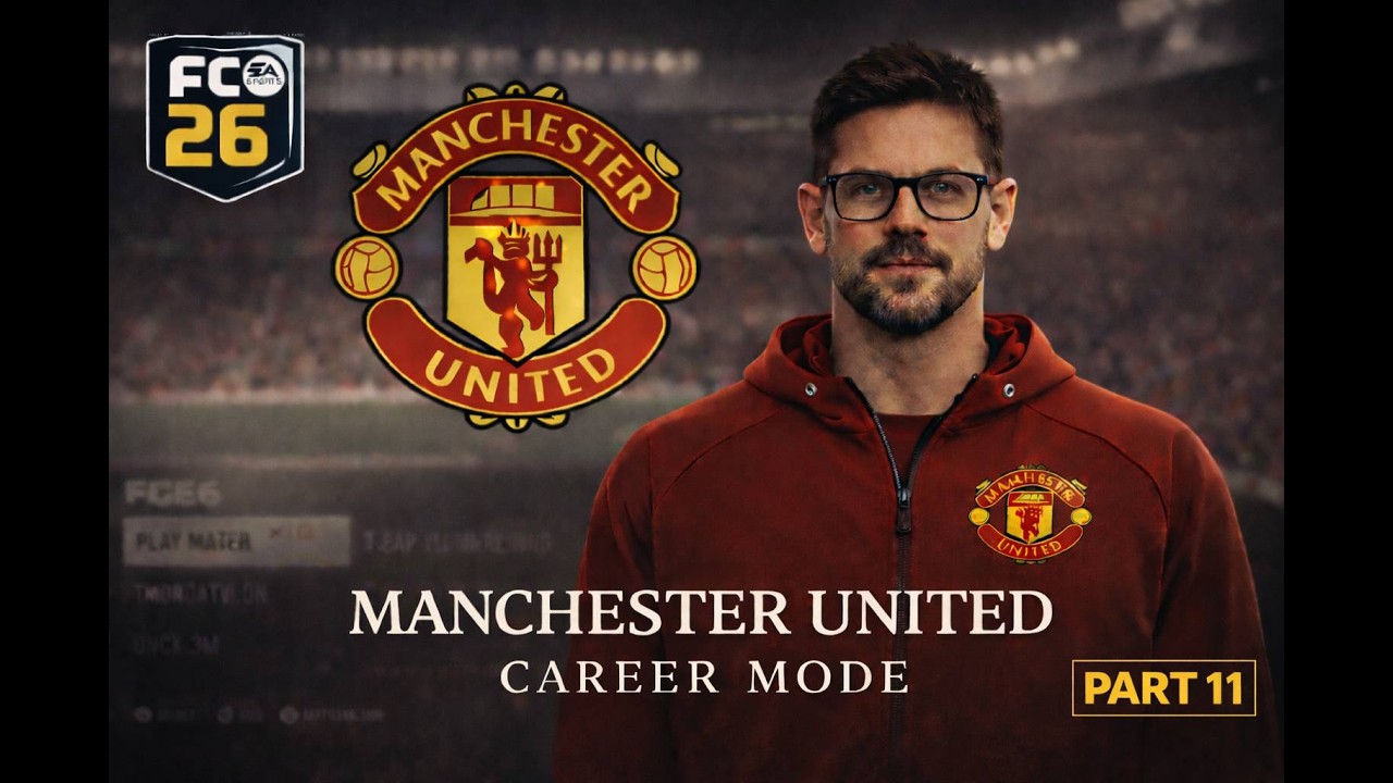 Man United FC26 Career Ep. 11 | Academy Players Dominate! | Hairdryer ASMR