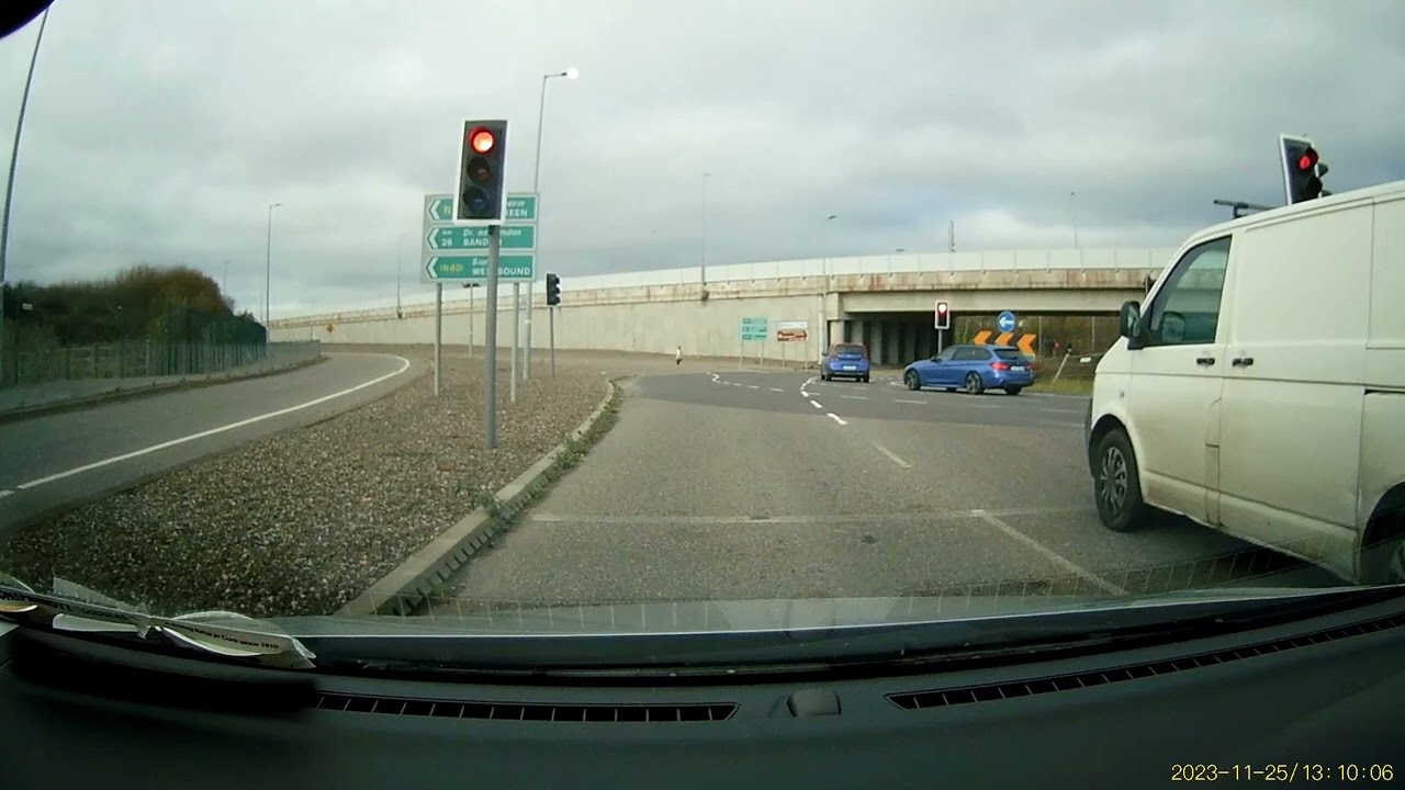 Sarsfield roundabout 2nd exit coming from Wilton RSA test centre