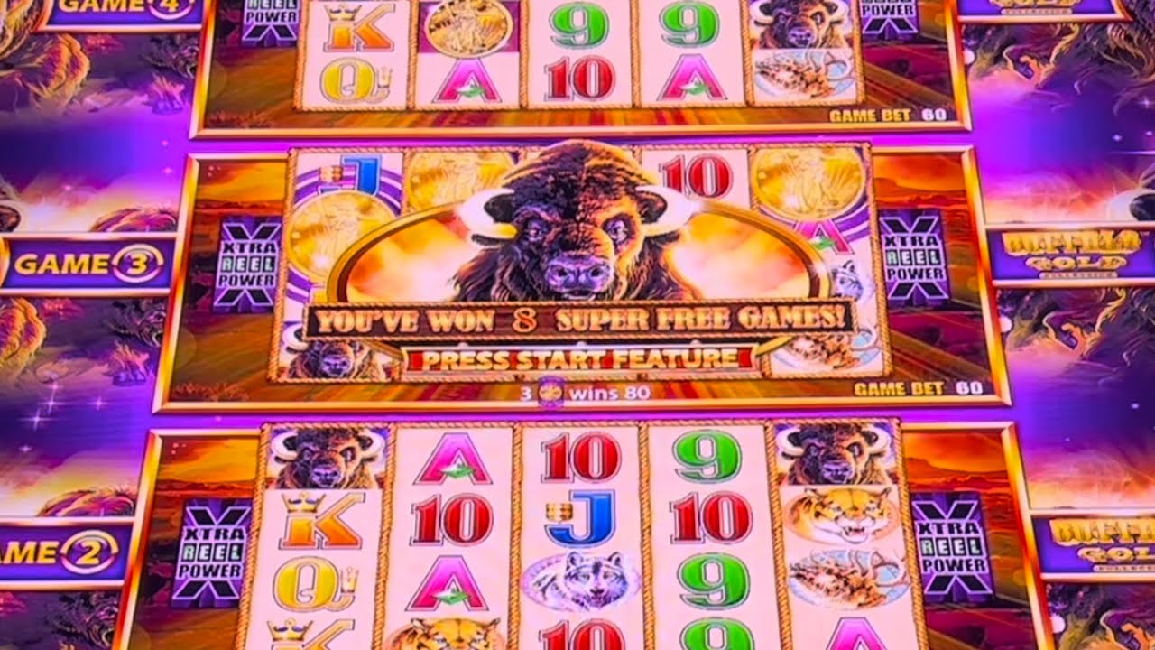 Buffalo Gold Slot Machine Super Free Games Wonder 4 Tower!
