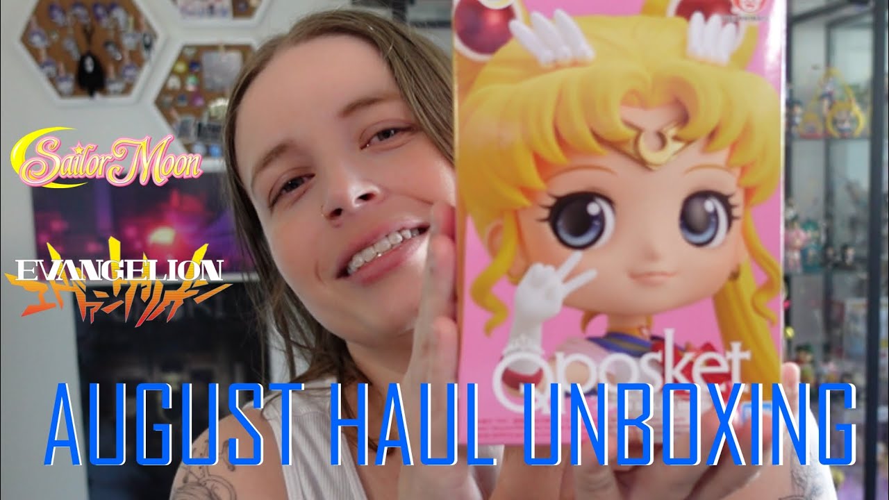 August Haul Unboxing! || Sailor Moon and Evangelion!
