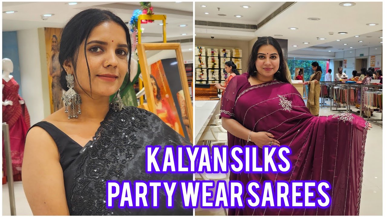 kalyan silks partywear sarees🥰