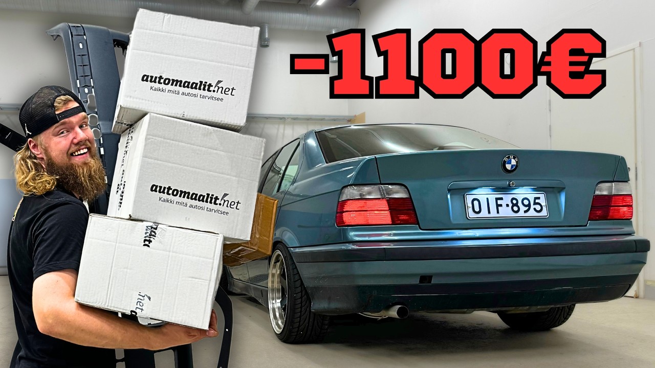 YLI 1000€ TUNING-PALIKAT BUDJETTI E36 PROJEKTIIN