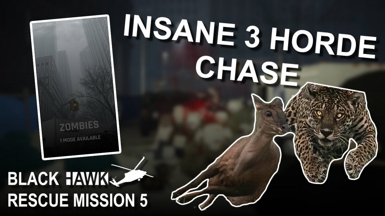 Blackhawk Rescue Mission 5 Zombies - Insane Zombie Horde Chase