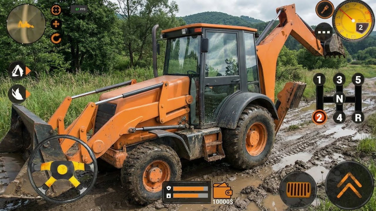 JCB Backhoe Loader Simulator Android Gameplay