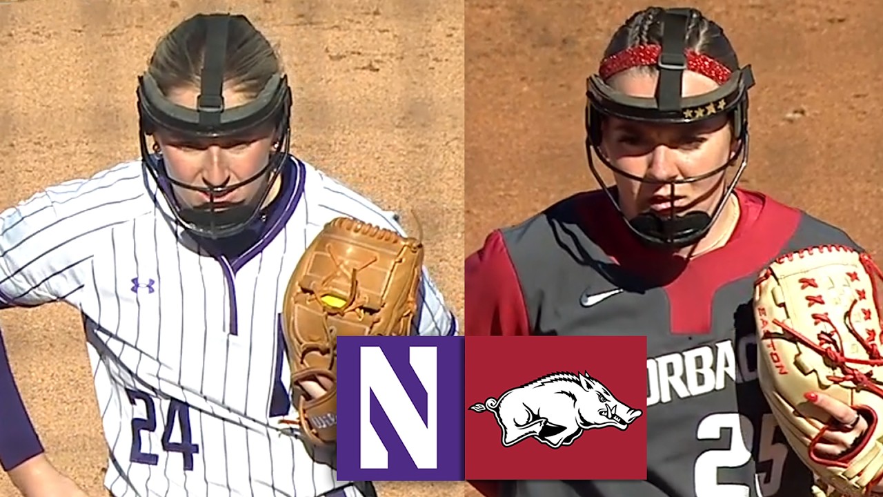 Northwestern vs #8 Arkansas Women's College Softball Highlights Full Game 2026