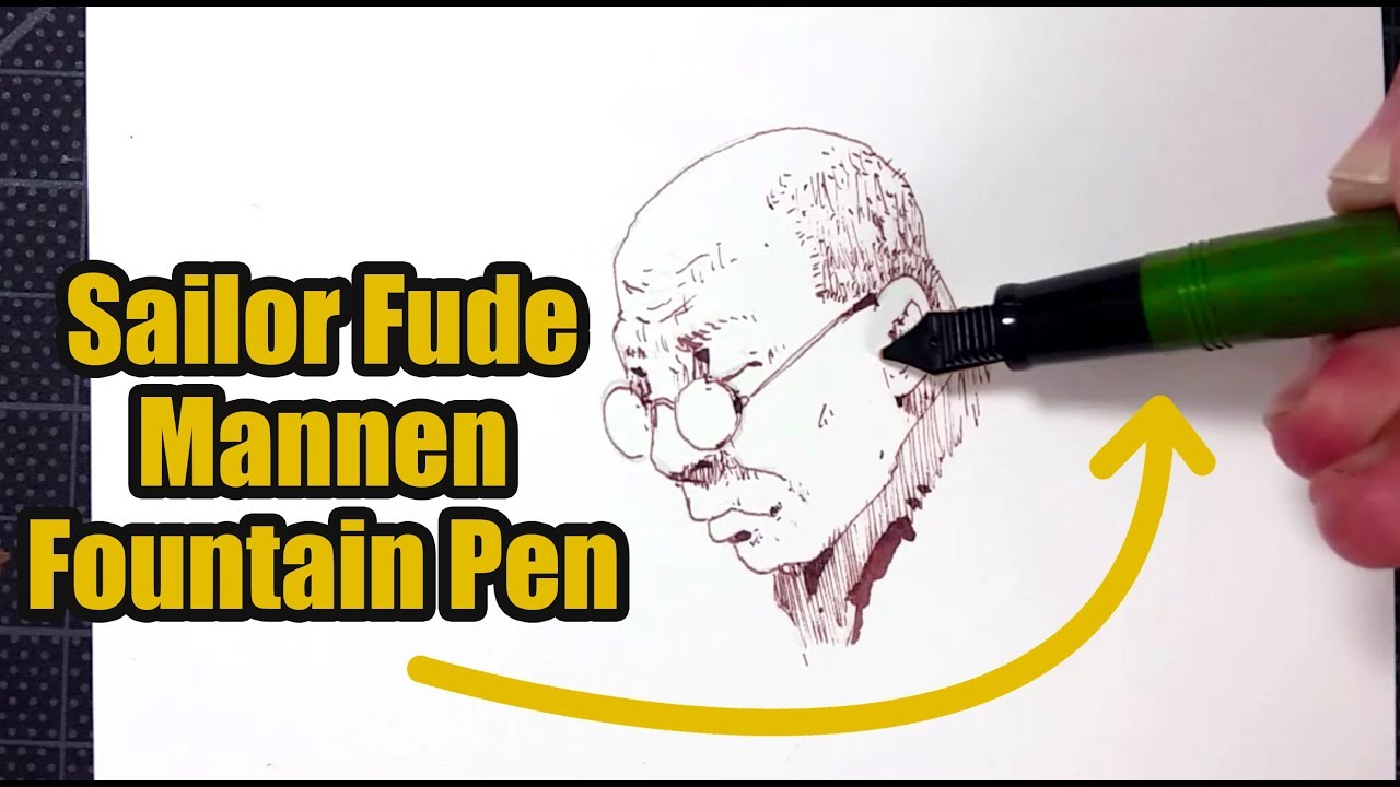 Awesome Sketching Pen – Sailor Fude Fountain Pen