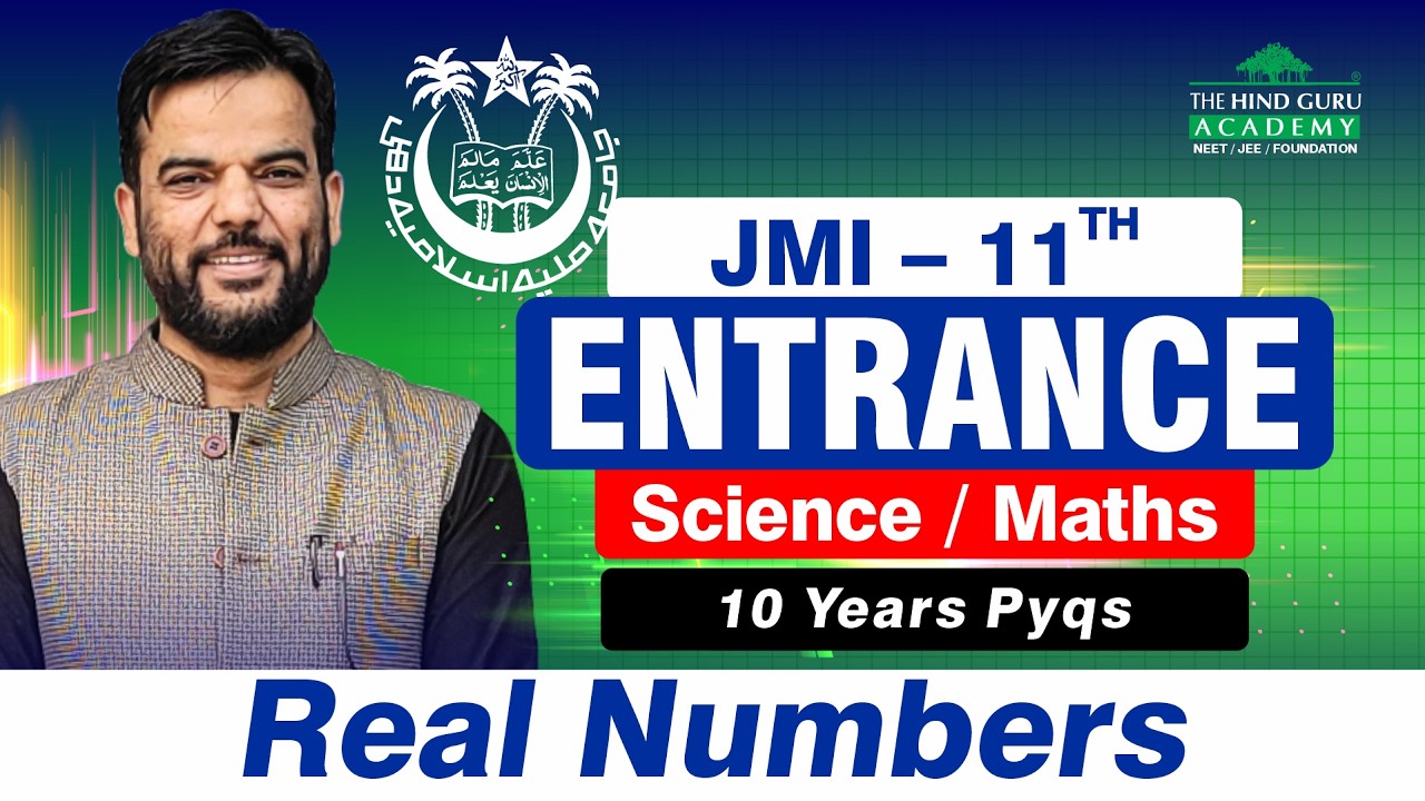 Class 10 - Real Numbers  / Last 10 Years PYQs | AMU/JMI X Science & Diploma in Eng.