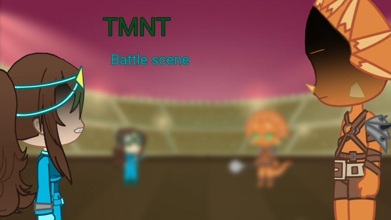 TMNT Battle scene |🐱❤&🐶❤ Gacha L2| TMNT 2012.
