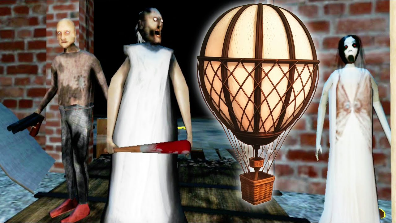 Granny 3 Remake Unofficial In Hot Air Balloon Escape