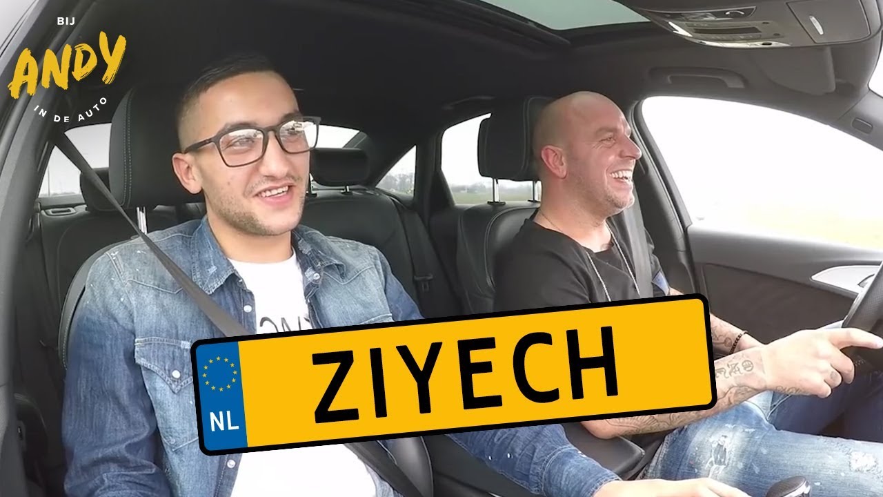Hakim Ziyech 2016 - Bij Andy in de auto