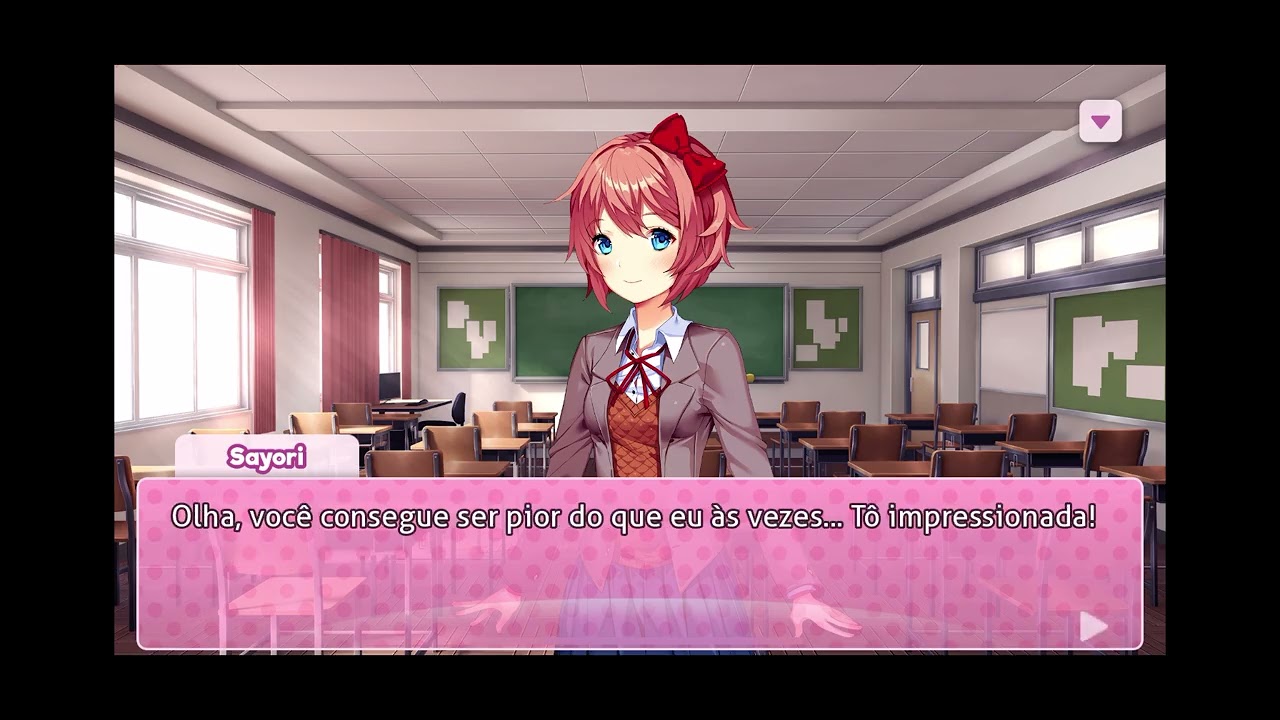 Primeira vez jogando DDLC :D