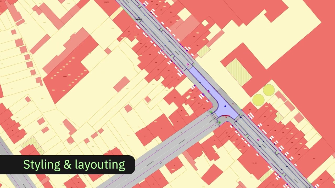 Road measurements - Pythagoras CAD software for surveyors