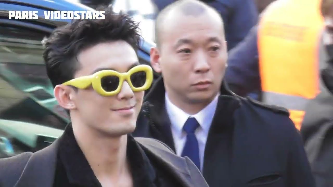 Leo Wu Lei 吳磊 @ Paris Fashion Week 20 january 2024 show Loewe