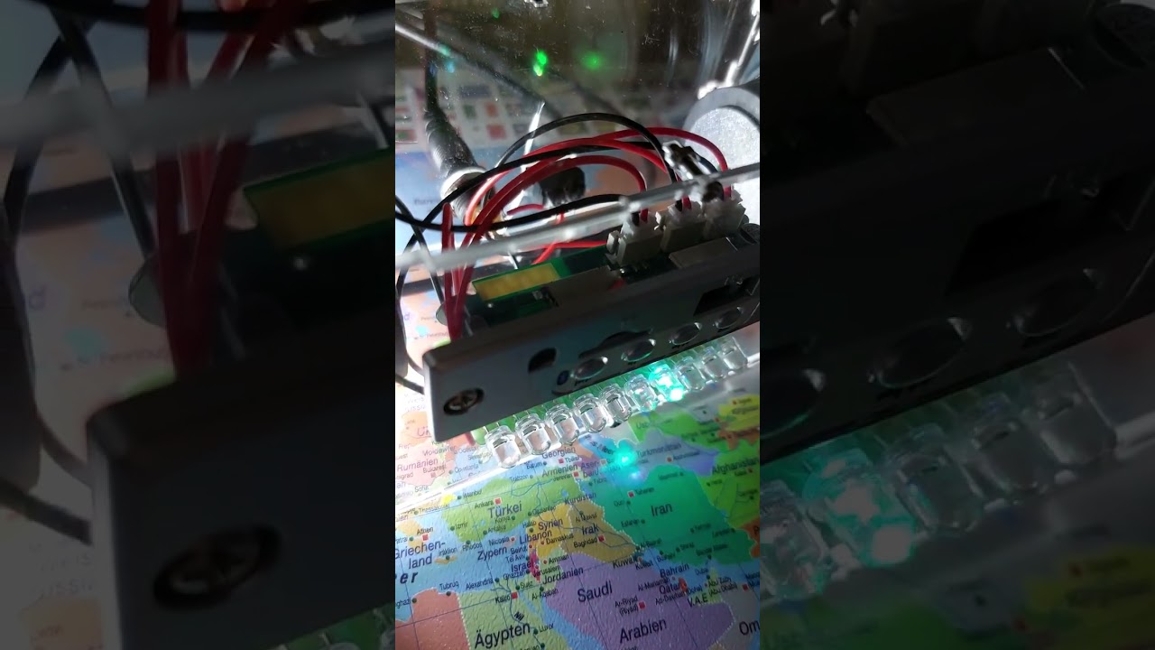 RGB-LED-Bluetooth Audio Lautsprecher bass test (gebaut)