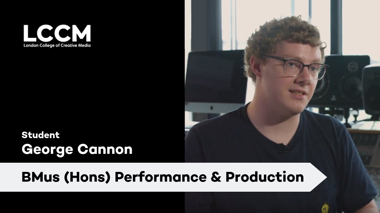 George Cannon - 3rd year BMus (Hons) Music Performance & Production Student