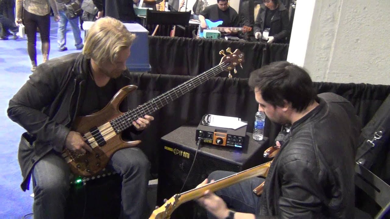 Hadrien Feraud @ The Ken Smith Booth. 2015 NAMM Show.