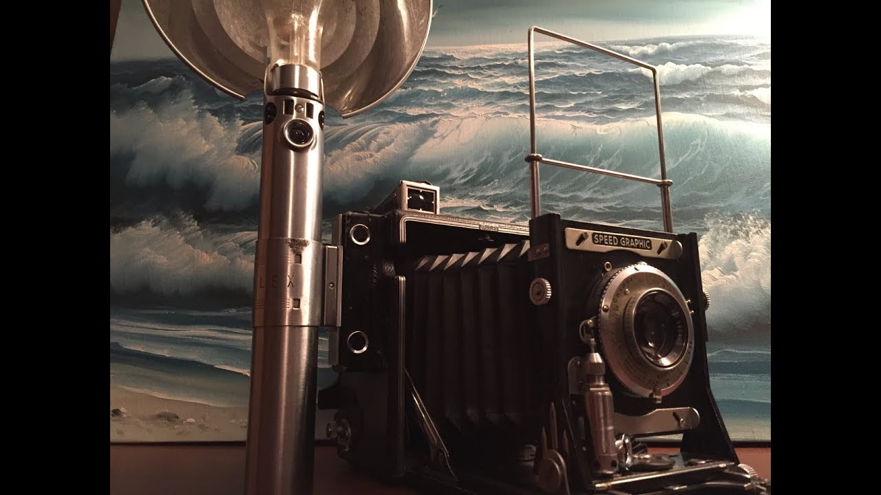 Vintage Graflex Speed Graphic Camera