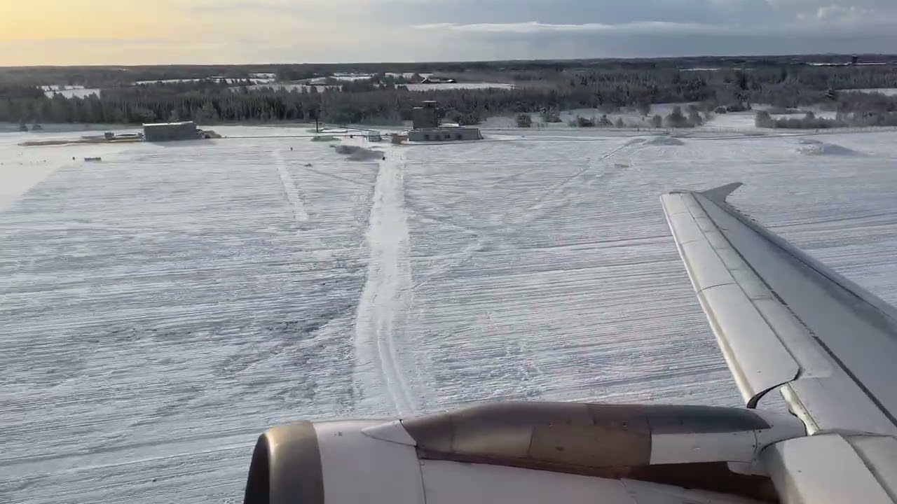 Lufthansa rocketing takeoff from Billund