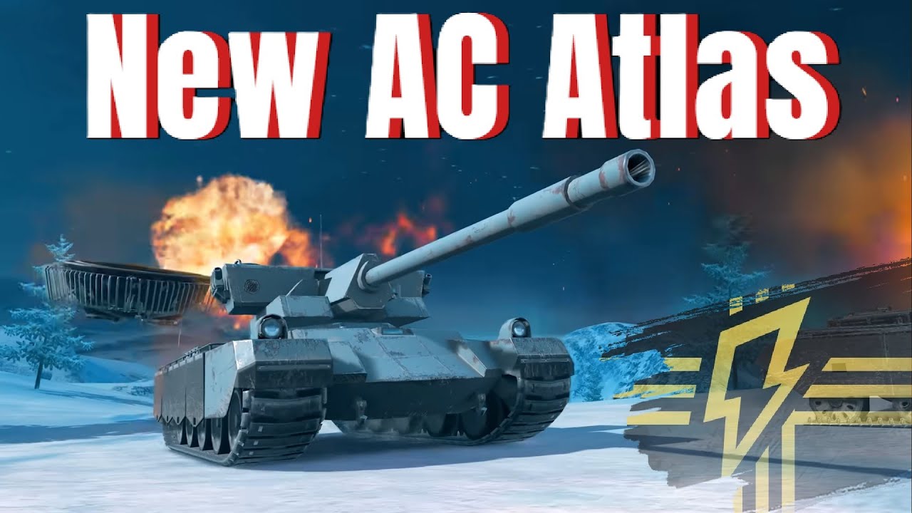 НОВЫЙ ОБЗОР ТАНКА AC ATLAS X УРОВНЯ!