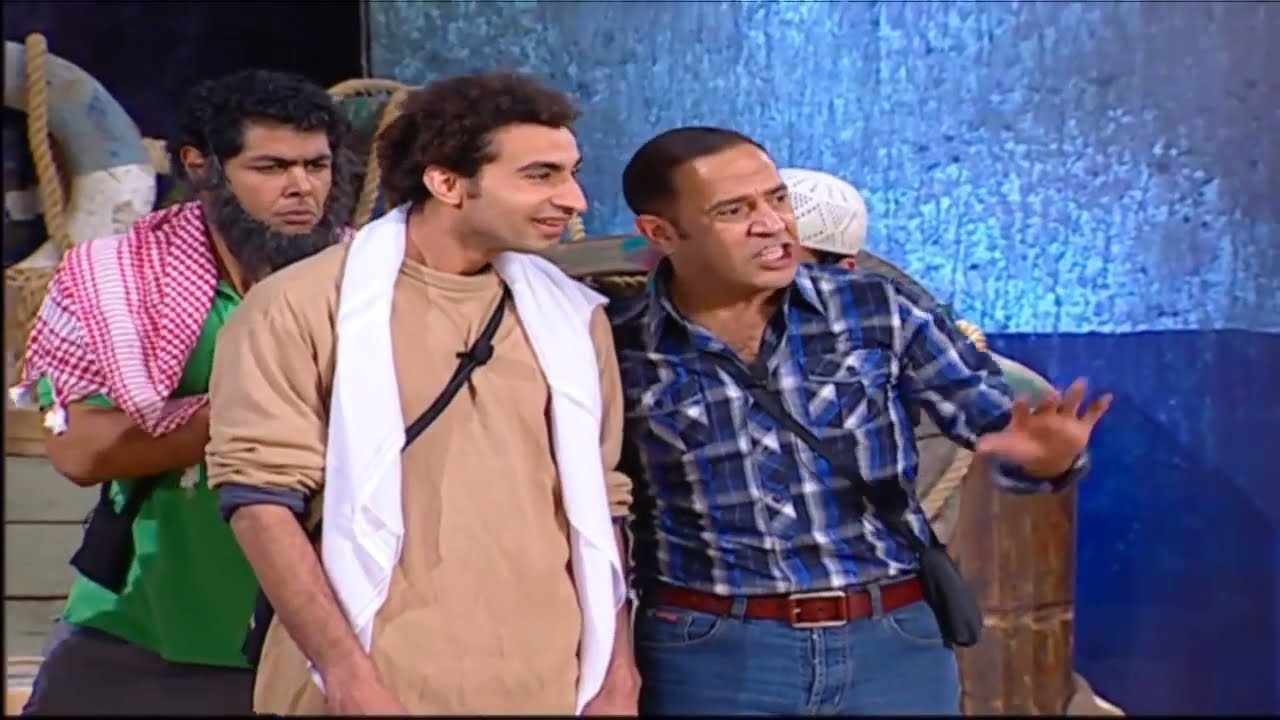 مشهد كوميدي مع نجوم مسرح مصر 😂😂#تياترو_مصر