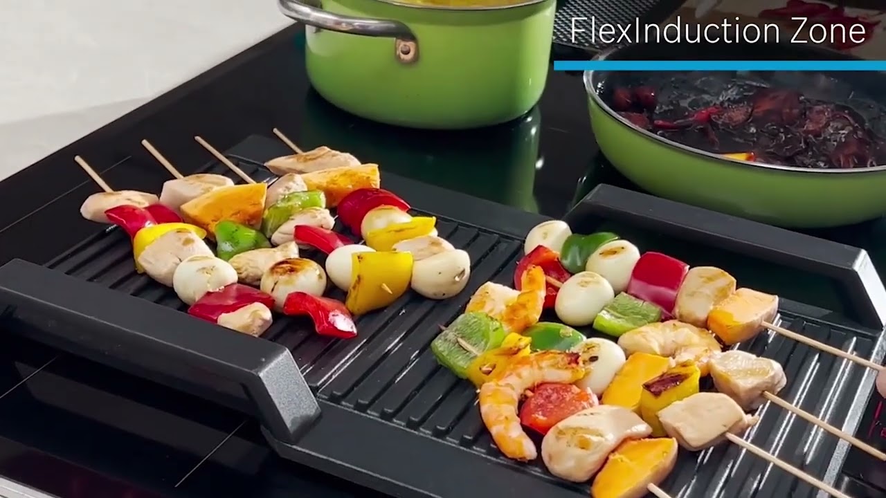bosch series 8 induction hob video