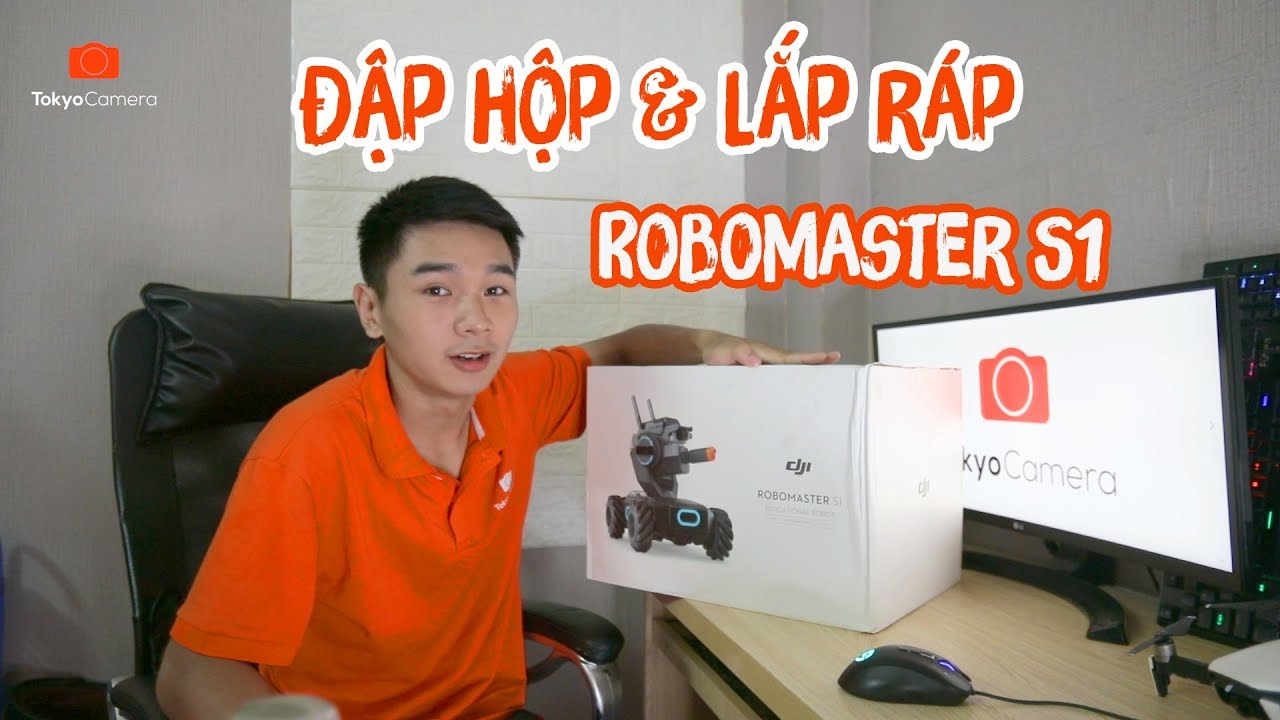 Đập hộp & Lắp ráp QUÁI VẬT MẶT ĐẤT DJI RoboMaster S1 CỰC NGẦU | Tokyo Camera