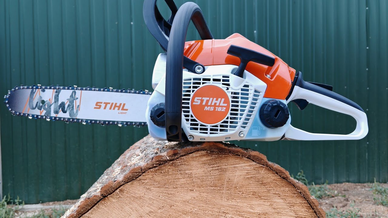 Stihl MS 162 Chainsaw / láncfűrész Kicsomagolás/Beüzemelés Unboxing/First Start