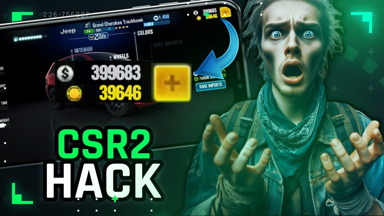 CSR2 HACK/MOD 2025 👑 How to Get UNLIMITED Gold and Money tutorial! CSR2 Cheat for iOS & Android 🤑