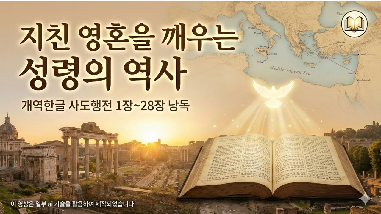 사도행전 사도행전개역한글 사도행전전체낭독 사도행전듣기 사도행전읽기 성경읽어주는시간