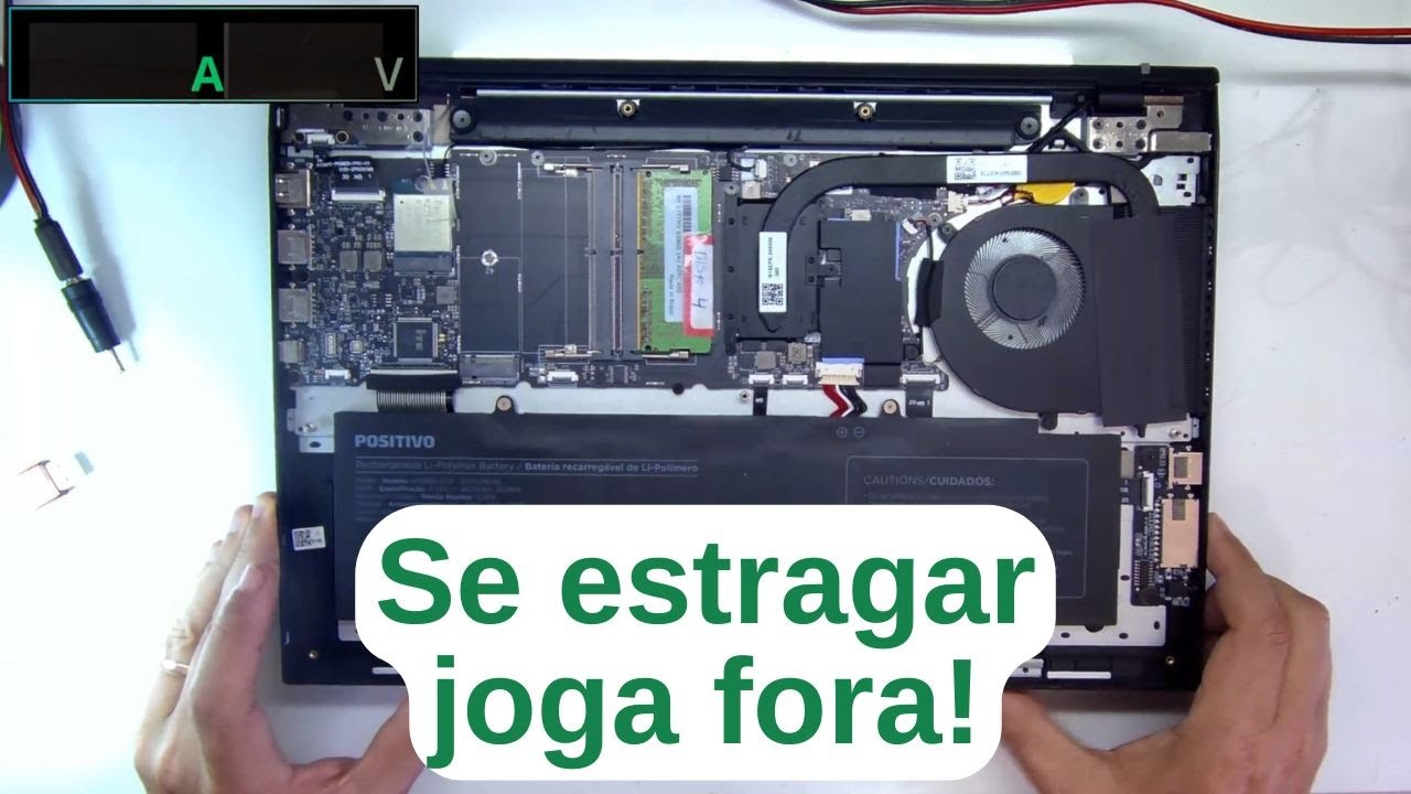 POSITIVO VISION R15: Não perca seu tempo enviando para uma assistência técnica.