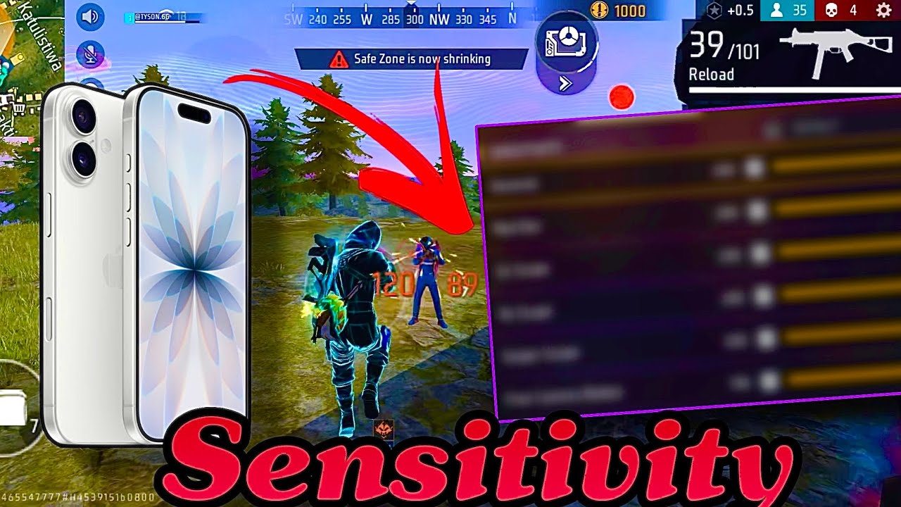 iPHONE 17 FREE FIRE SENSITIVITY 😈|| BEST HEADSHOT SENSITIVITY 2026 || BEST IPHONE SETTING