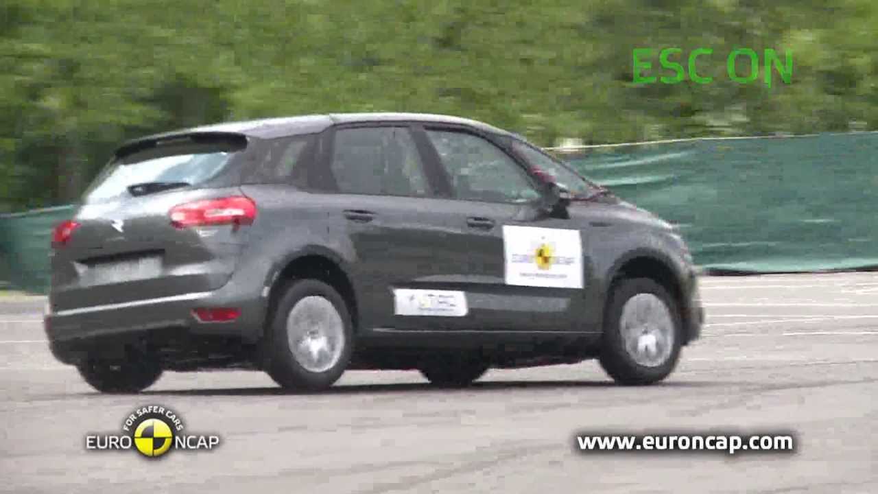 Euro NCAP | Citroen C4 Picasso | 2013 | ESC test