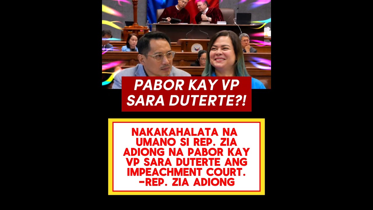 ANGRY!😡REP. ADIONG IMPEACHMENT COURT PABOR KAY SARA DUTERTE😱WOW!#funny#comedy#jokes#foryou#shorts