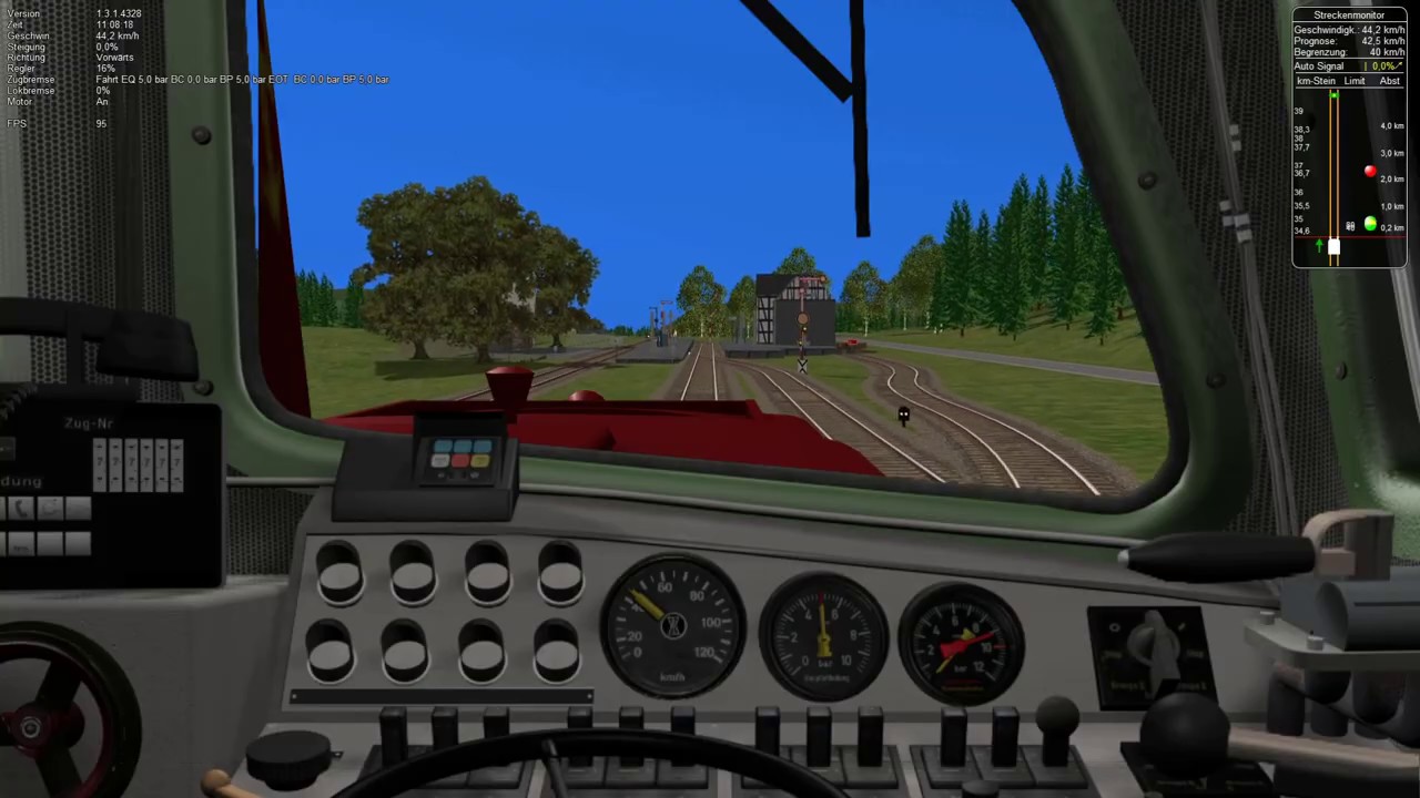 Microsoft Train Simulator Gameplay HD  -  GR  -  Biggetal  -  Besichtigung KBS 361 Teil 2/2