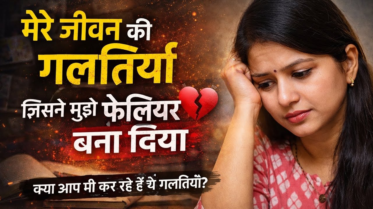 मेरी ज़िंदगी की गलतियाँ जो मुझे पीछे ले गईं😭🥹💔#motivation#discipline#studentlife #study #bank #vlog 