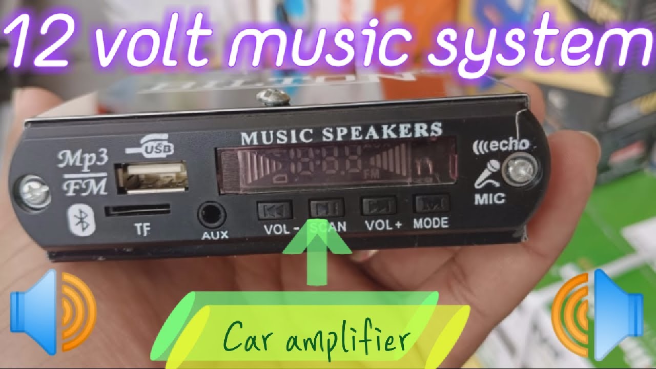 Discover the SECRET to Exceptional Sound Quality with this 12V CAR Amplifier Board!