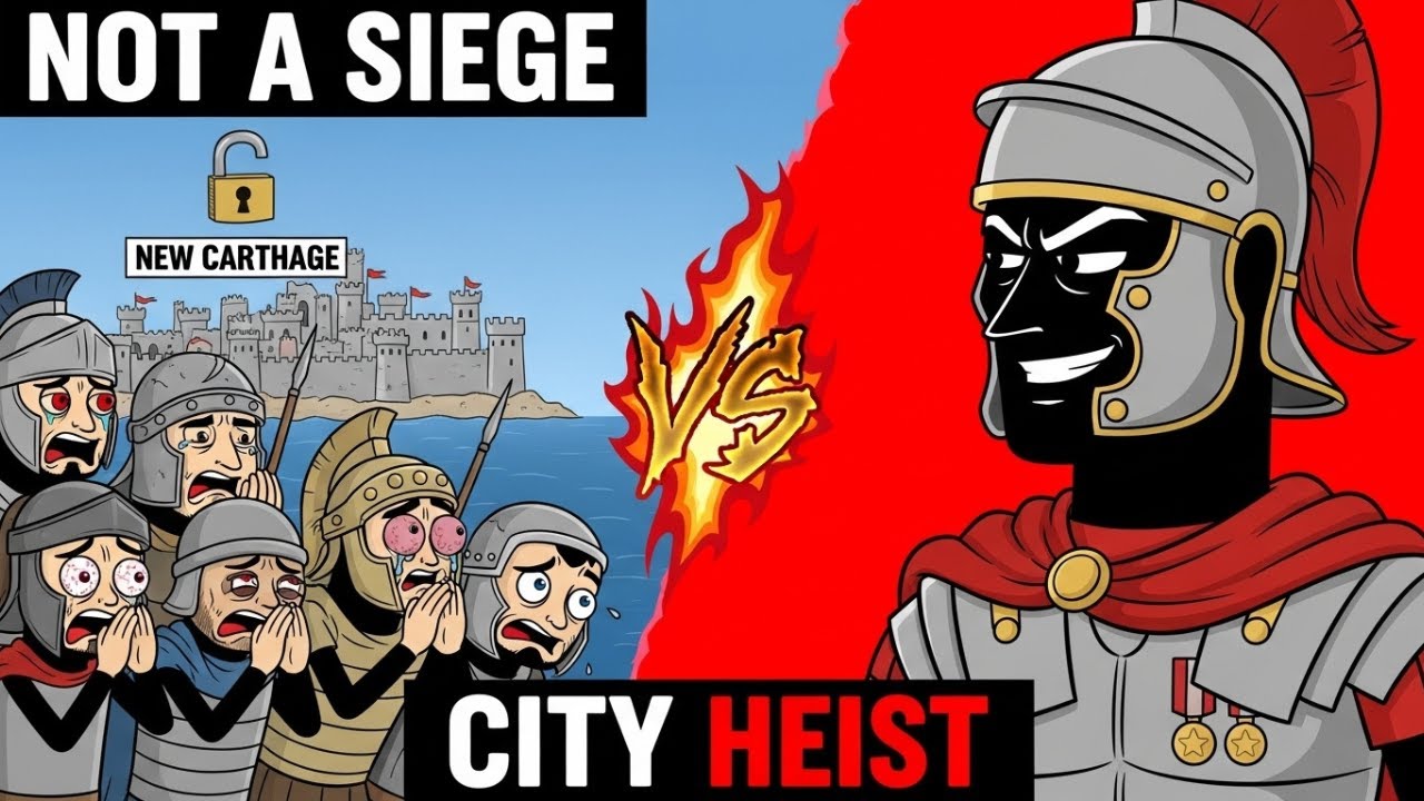 Most Ingenious Roman City Heist - Capture of New Carthage 209 BC