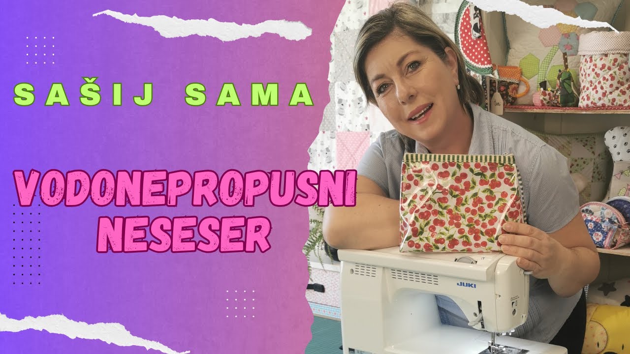 uradi sam vodonepropusni neseser/ kako sašiti toaletnu torbicu/ waterresistant pouch/vinyl pouch diy