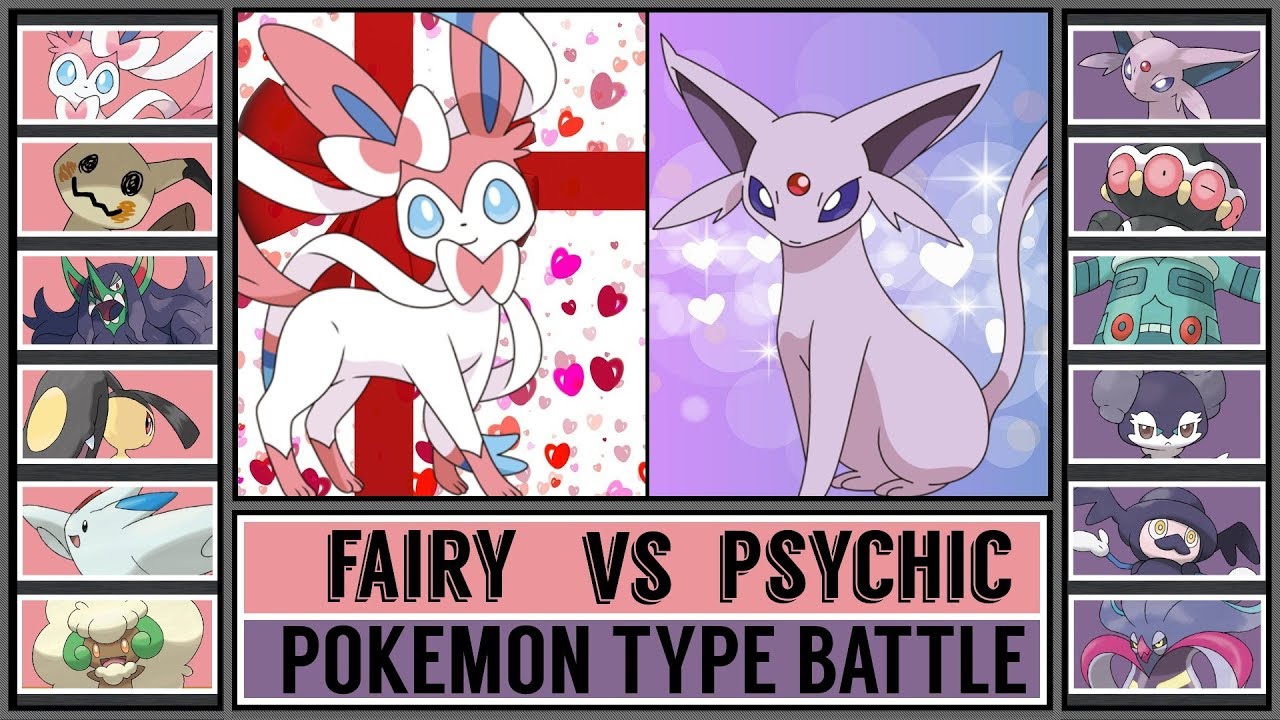 FAIRY vs PSYCHIC (Pokémon Type Battle)
