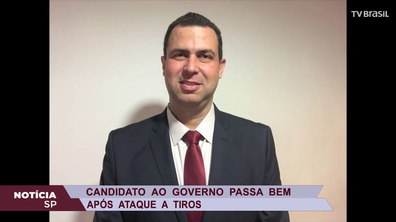 Candidato ao governo de SP que sofreu atentado a tiros passa bem