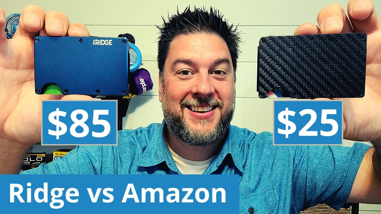 RIDGE wallet vs Amazon recommended Rossm wallet Battle of the thin Minimalist wallets tested [317]