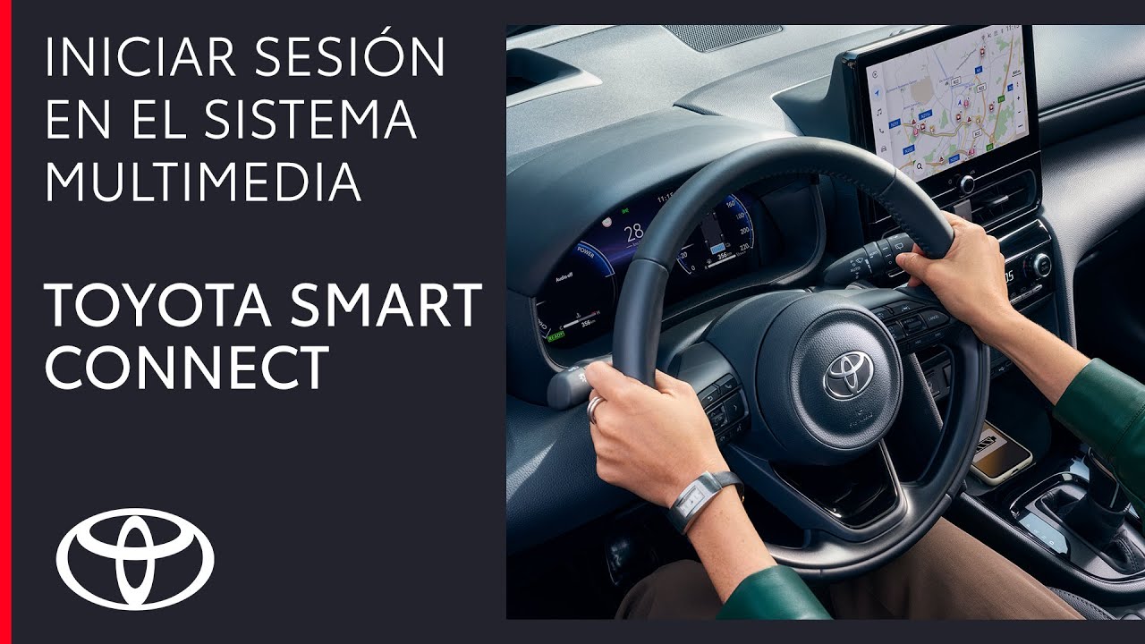 Cómo iniciar sesión en el sistema multimedia | Toyota Smart Connect