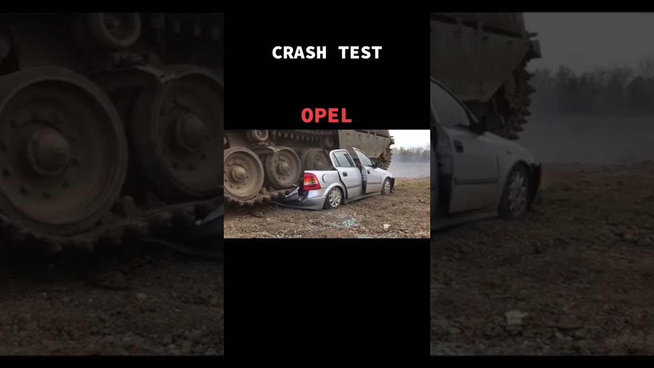mega Volvo crash test #cars #crashtest #opel #volvo