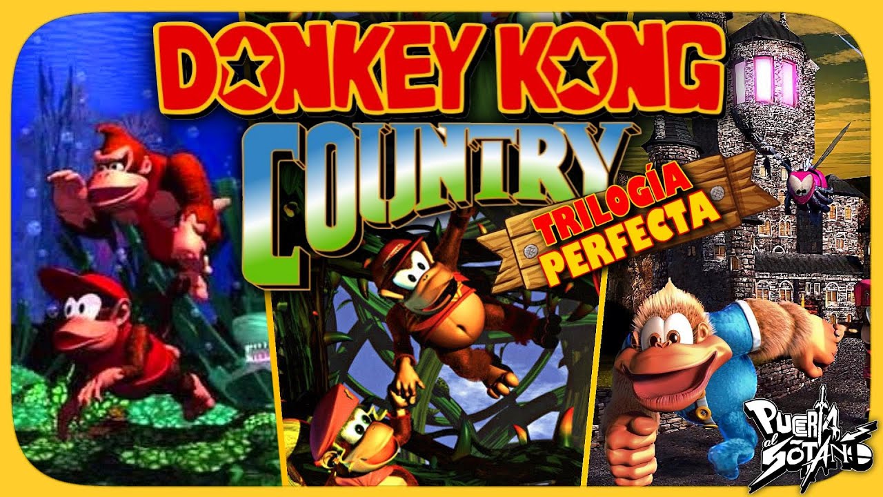 DONKEY KONG COUNTRY: La Trilogía Perfecta de SUPER NINTENDO! Cuando RARE SUPERÓ a NINTENDO