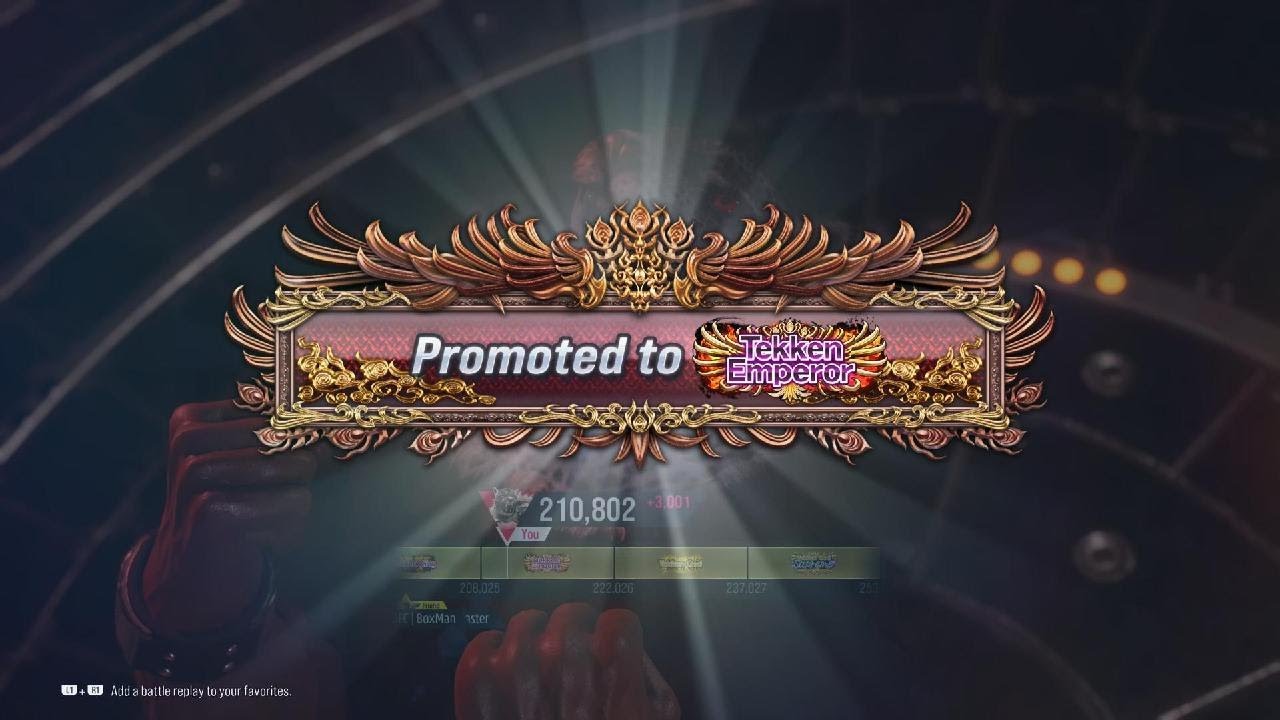 Going Beast mode to get Tekken Emperor!!!